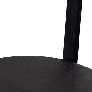 Tex Stool-Black Rosa Morada Counter Stool