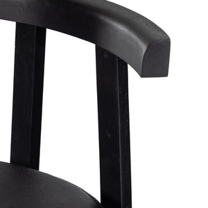 Tex Stool-Black Rosa Morada Counter Stool