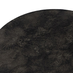 Antonella End Table-Raw Black