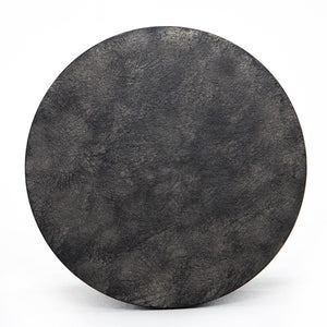 Antonella End Table-Raw Black