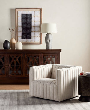 Antonella End Table-Raw Black