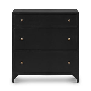 Belmont Large Storage Nightstand-Black