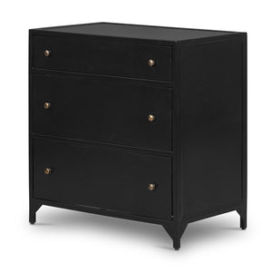 Belmont Large Storage Nightstand-Black