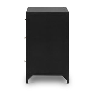 Belmont Large Storage Nightstand-Black