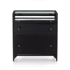 Shadow Box Nightstand-Black