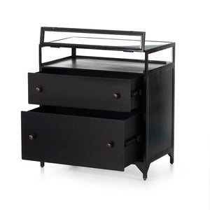 Shadow Box Nightstand-Black