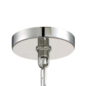 Libby Langdon for Crystorama Westwood 4 Light Polished Nickel Mini Chandelier