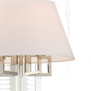 Libby Langdon for Crystorama Westwood 5 Light Polished Nickel Mini Chandelier