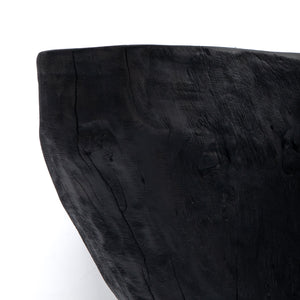 LIVE EDGE BOWL-CARBONIZED BLACK