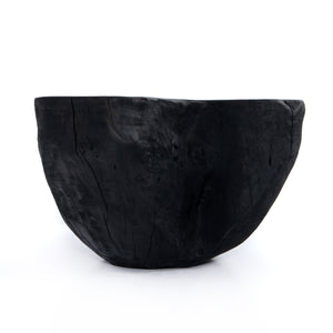 LIVE EDGE BOWL-CARBONIZED BLACK