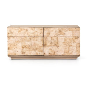 Journey 6 Drawer Dresser-Bleached Burl