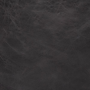 Leather & Linen Pillow-Black-16"x24"