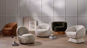 Oslo - Calista Swivel Chair-Atlantis Moss