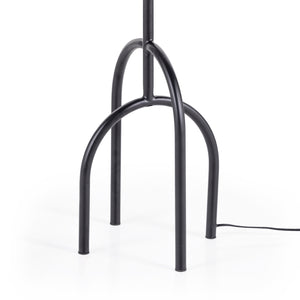 Arc Floor Lamp-Matte Black