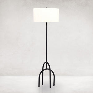 Arc Floor Lamp-Matte Black