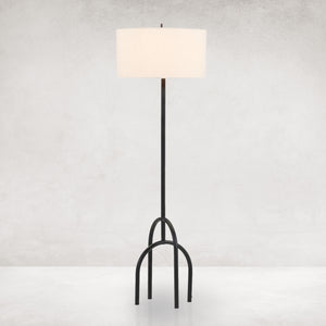 Arc Floor Lamp-Matte Black