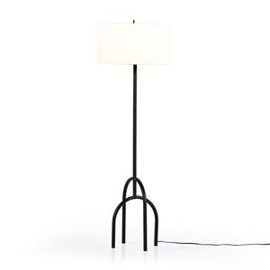 Arc Floor Lamp-Matte Black