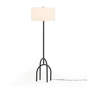 Arc Floor Lamp-Matte Black