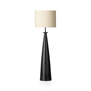 Innes Floor Lamp-Matte Black Cast