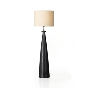 Innes Floor Lamp-Matte Black Cast