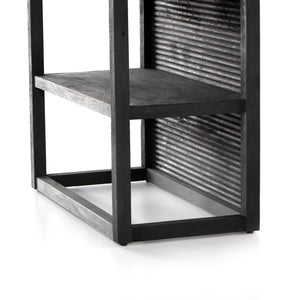 Maya - Lorne Bookshelf-Dark Reeded Totem