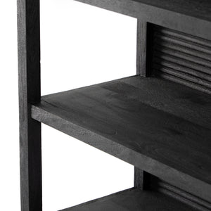Maya - Lorne Bookshelf-Dark Reeded Totem
