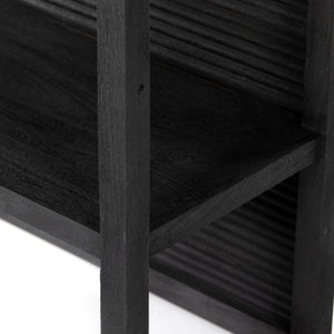 Maya - Lorne Bookshelf-Dark Reeded Totem
