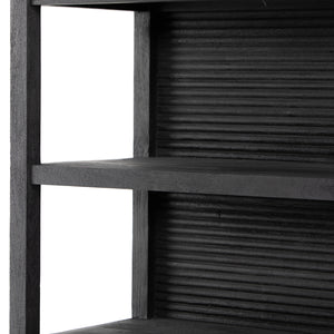 Maya - Lorne Bookshelf-Dark Reeded Totem