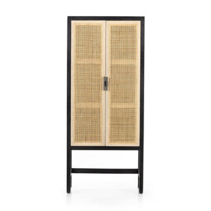 Caprice Narrow Cabinet-Black Wash Mango