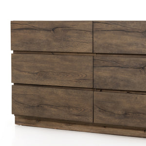 Perrin 6 Drawer Dresser-Rustic Fawn