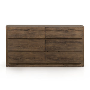 Perrin 6 Drawer Dresser-Rustic Fawn
