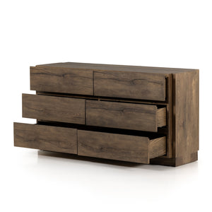 Perrin 6 Drawer Dresser-Rustic Fawn