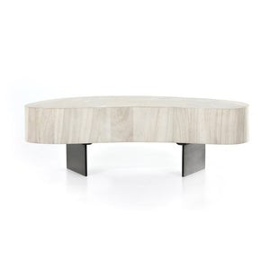 Avett Coffee Table Tall Piece-Bleached