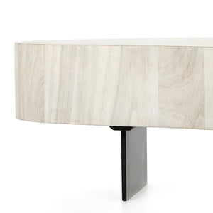 Avett Coffee Table Tall Piece-Bleached