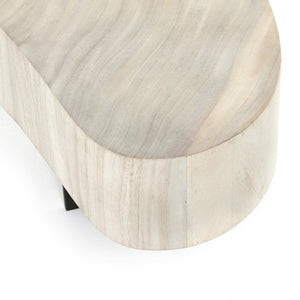 Avett Coffee Table Tall Piece-Bleached