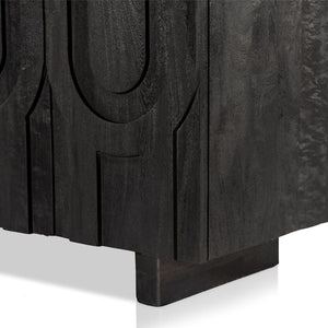 Rivka Media Console-Dark Totem
