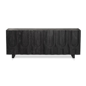 Rivka Media Console-Dark Totem