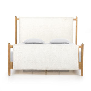 Bowen Bed-Sheepskin Natural-King