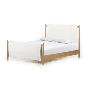 Bowen Bed-Sheepskin Natural-King