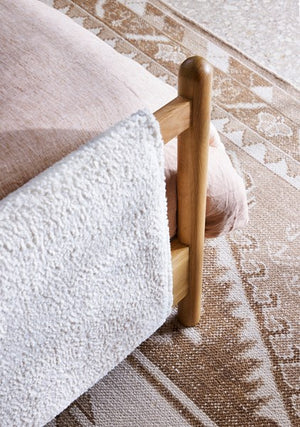 Bowen Bed-Sheepskin Natural-King
