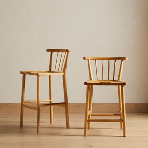 Belfast - Bunsen Stool-Smoked Natural Parawood-Bar