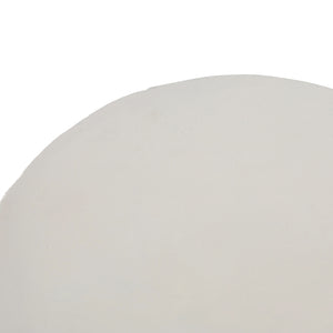 OTERO OUTDOOR ROUND END TABLE-WHITE CONCRETE