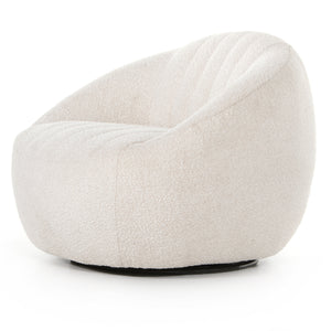 Belfast - Audie Swivel Chair-Knoll Natural