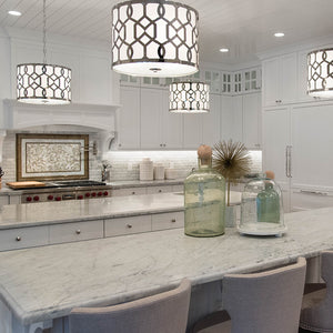 Libby Langdon for Crystorama Jennings 3 Light Polished Nickel Chandelier