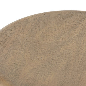 Zach End Table-Burnished Parawood