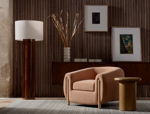 Zach End Table-Burnished Parawood