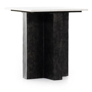 Marlow - Terrell End Table-Raw Black