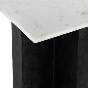 Marlow - Terrell End Table-Raw Black
