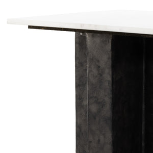 Marlow - Terrell End Table-Raw Black
