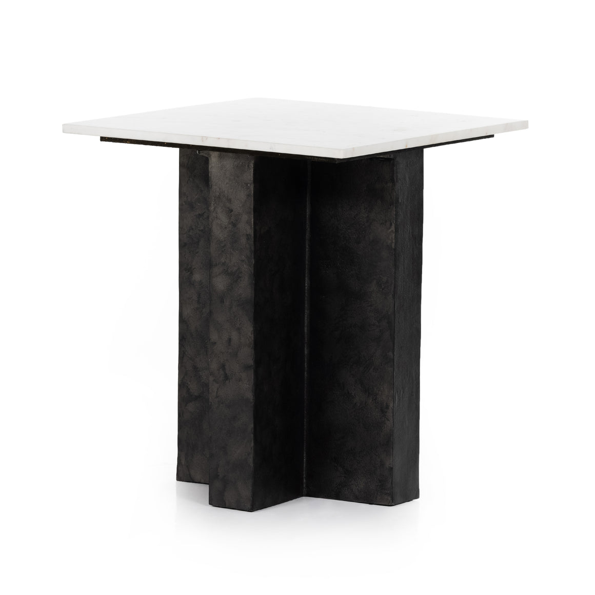 Marlow - Terrell End Table-Raw Black